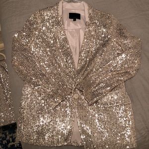 Banana Republic sequined blazer, size 0